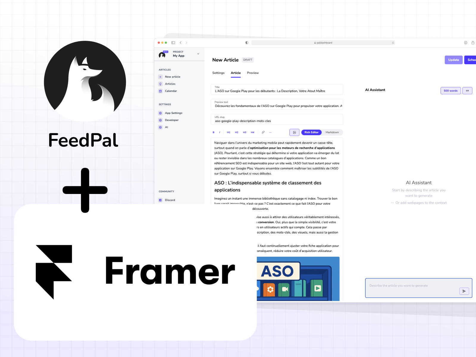 FeedPal Framer plugin 